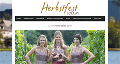Desktop Screenshot of herbstfest-bullay.de