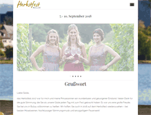 Tablet Screenshot of herbstfest-bullay.de
